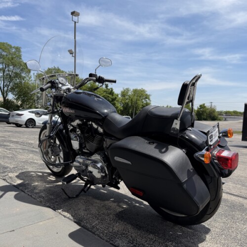 2015 Harley-Davidson® SuperLow® 1200T XL1200T BLACK W/ PINSTRIPE thumb 1
