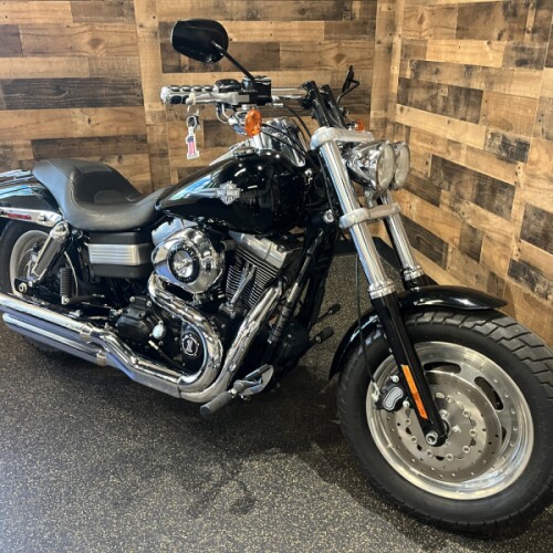 2008 Harley-Davidson® Fat Bob® Vivid Black Black Trim FXDF thumb 3