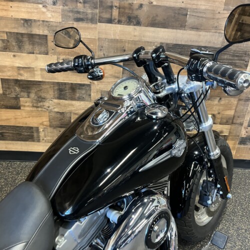 2008 Harley-Davidson® Fat Bob® Vivid Black Black Trim FXDF thumb 0