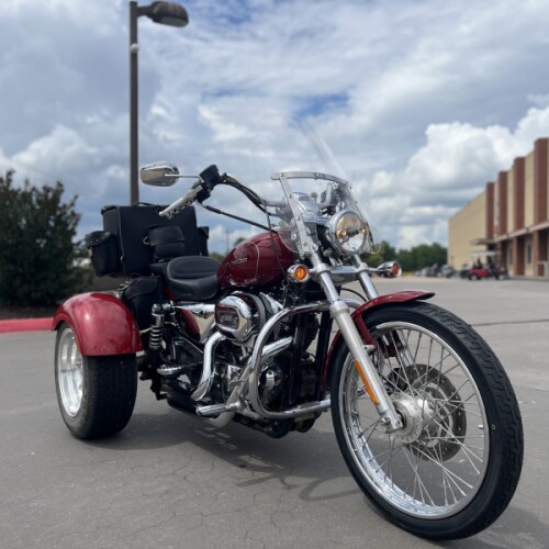 2007 Harley-Davidson® XL 1200 Sportster Custom RED PEARL 447573 thumb 3