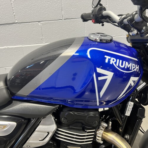 2024 Triumph Speed 400 Caspian Blue / Storm Grey  thumb 3