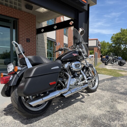 2015 Harley-Davidson® SuperLow® 1200T XL1200T BLACK W/ PINSTRIPE thumb 3