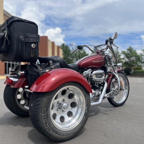 2007 Harley-Davidson® XL 1200 Sportster Custom RED PEARL 447573 thumb 2