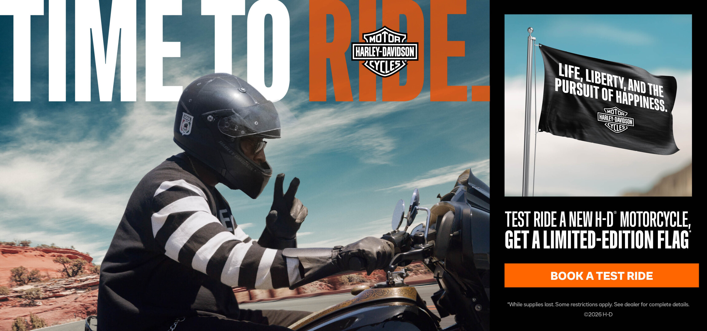TIME TO RIDE