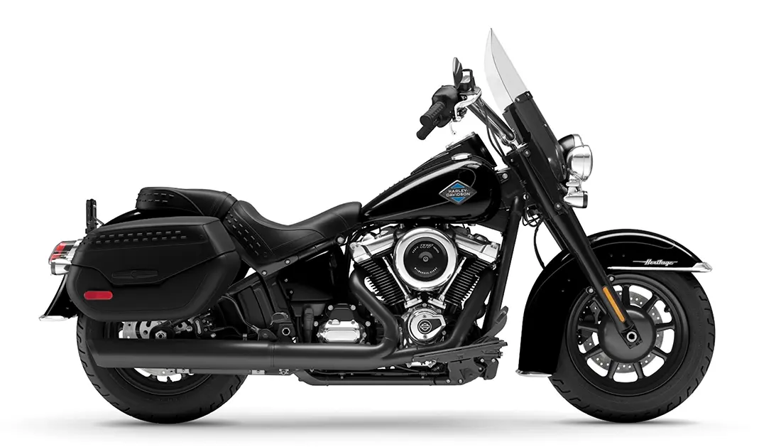 2026 Harley-Davidson® Heritage Classic Vivid Black Black Cast Wheels