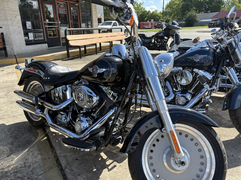 2011 Harley-Davidson® Fat Boy® Vivid Black/Black Denim