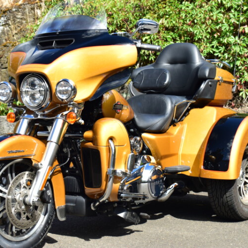 2023 Harley-Davidson® Tri Glide® Ultra Prospect Gold/Vivid Black thumb 0