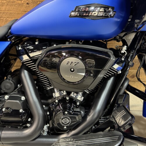 2026 Harley-Davidson® Road Glide® Aurora Blue Denim Black Trim FLTRX thumb 2