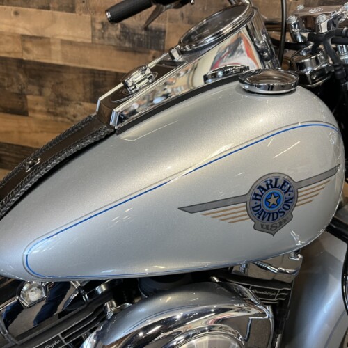 2004 Harley-Davidson® Fat Boy® Brilliant Silver FLSTF  thumb 0