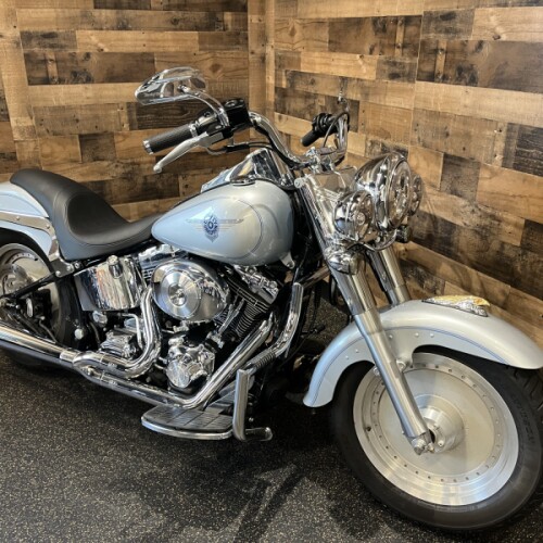 2004 Harley-Davidson® Fat Boy® Brilliant Silver FLSTF  thumb 3