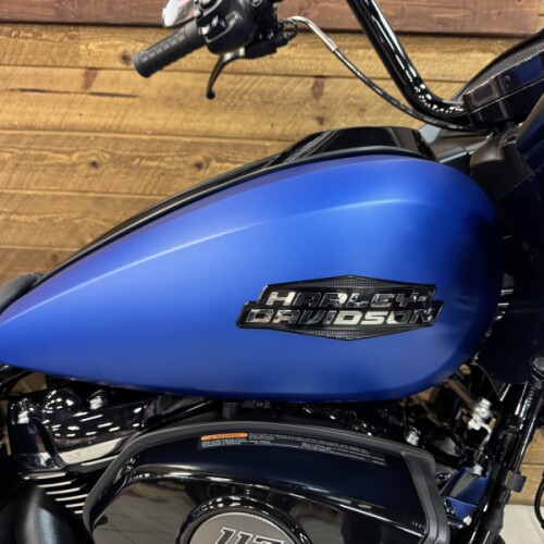 2026 Harley-Davidson® Road Glide® Aurora Blue Denim Black Trim FLTRX thumb 3