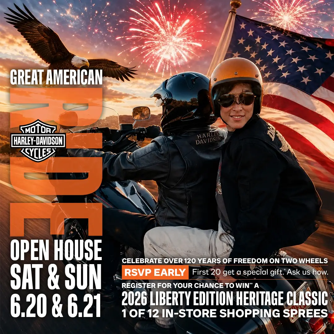 Great American Ride Open House RSVP Giveaways