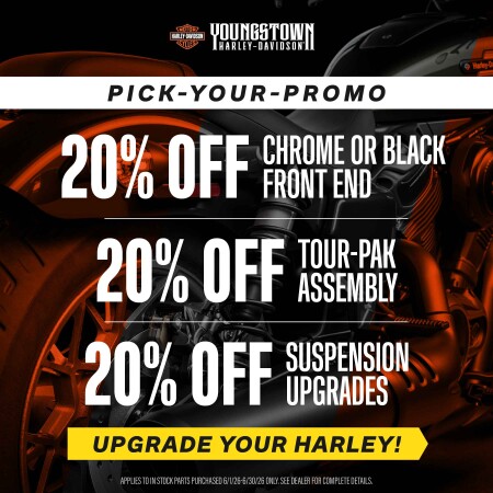 Upgrade Your Harley Davidson: Pick Your Promo