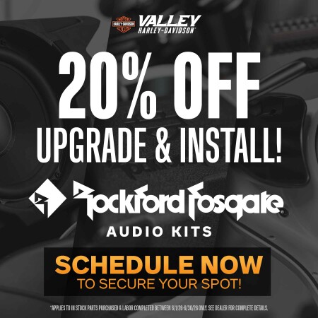 20% Off Upgrade & Install Rockford Fosgate