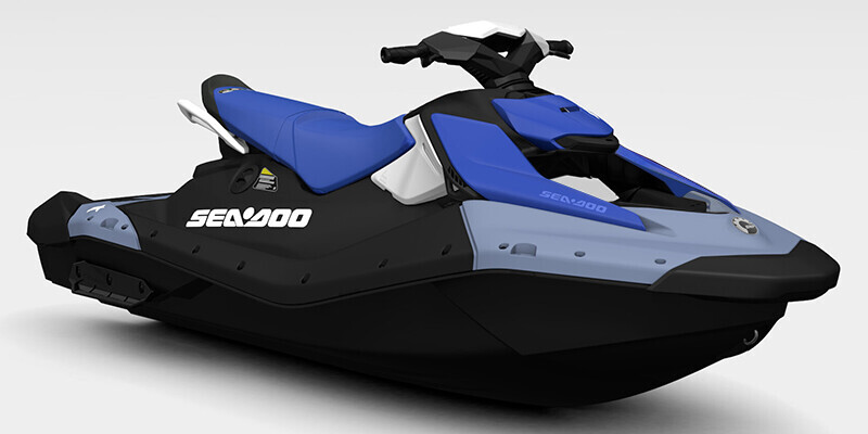 2026 Sea-Doo Spark For 3 - 90 iBR® Dazzling Blue / Vapor Blue