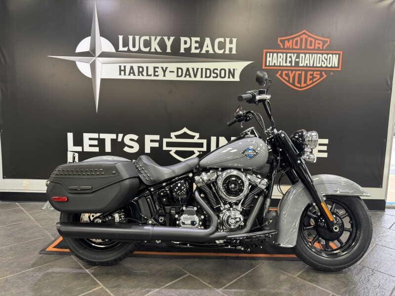 2026 Harley-Davidson® Heritage Classic Dark Billiard Gray Black Laced Wheels