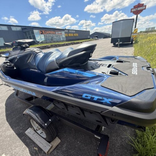 2026 Sea-Doo GTX 230 Tech Package with Audio iDF and iBR® Blue Abyss / Gulfstream Blue thumb 2