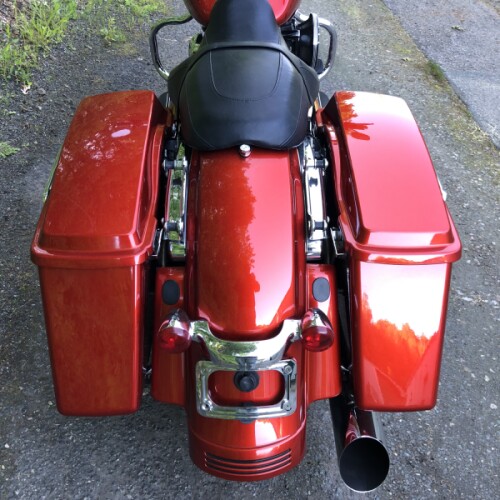 2013 Harley-Davidson® Road King® Two-Tone Candy Orange/Beer Bottle thumb 1