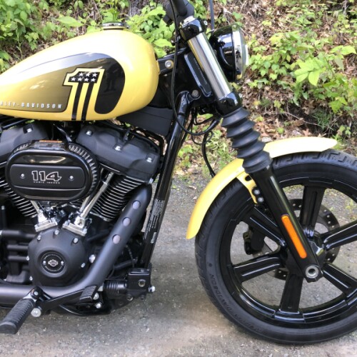2023 Harley-Davidson® Street Bob® 114 Industrial Yellow thumb 3
