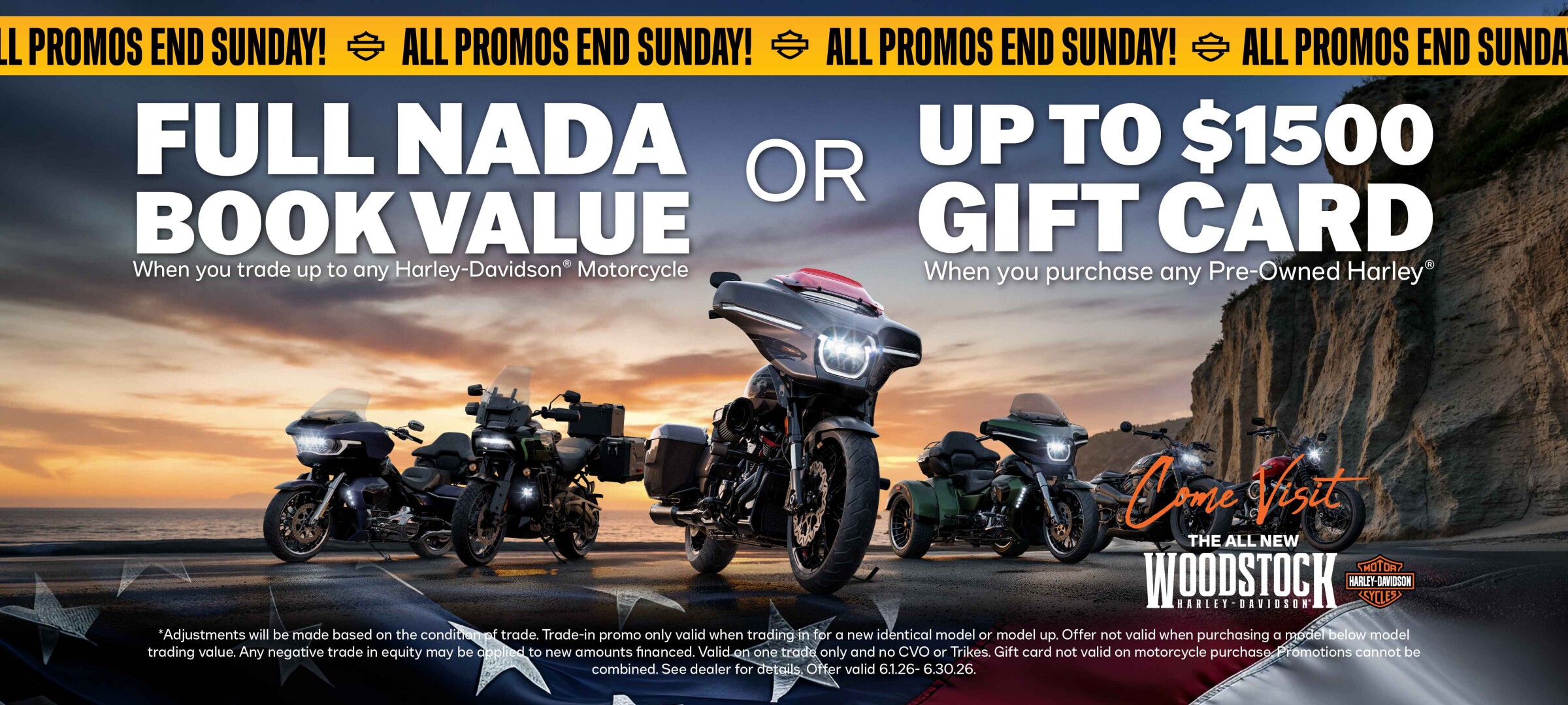 Full NADA Book Value or Gift Card