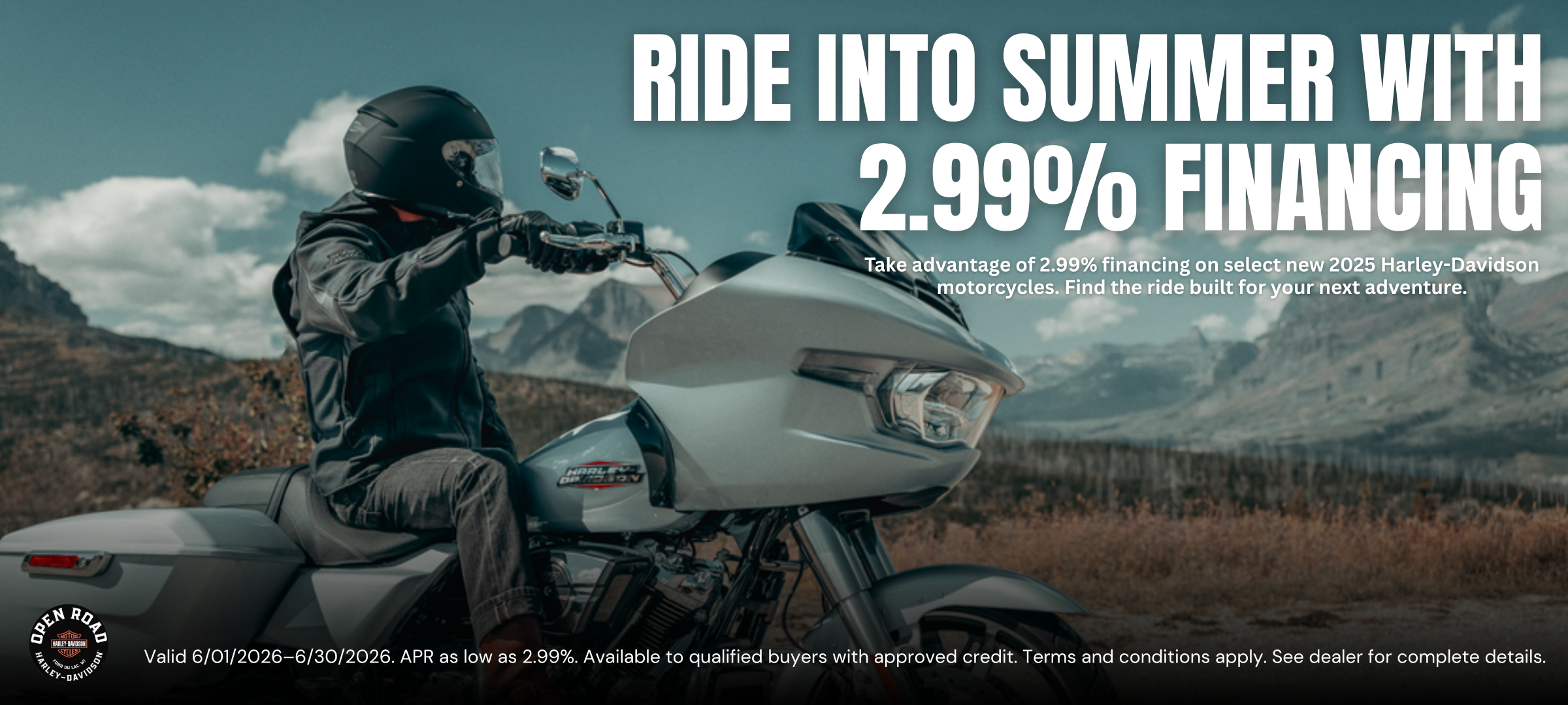Ride Into Summer with 2.99% Financing