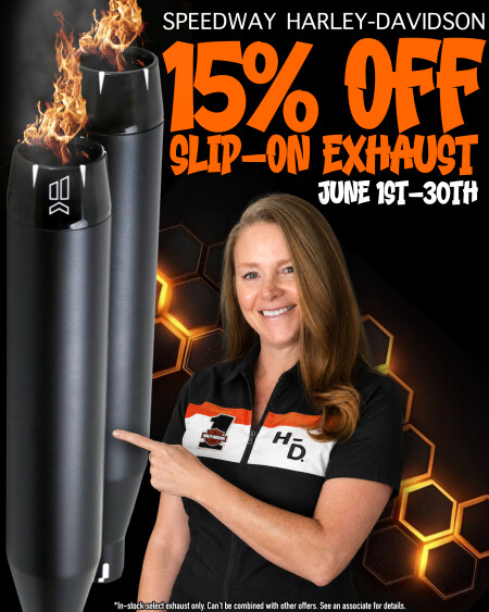 15% Off Slip-On Exhaust