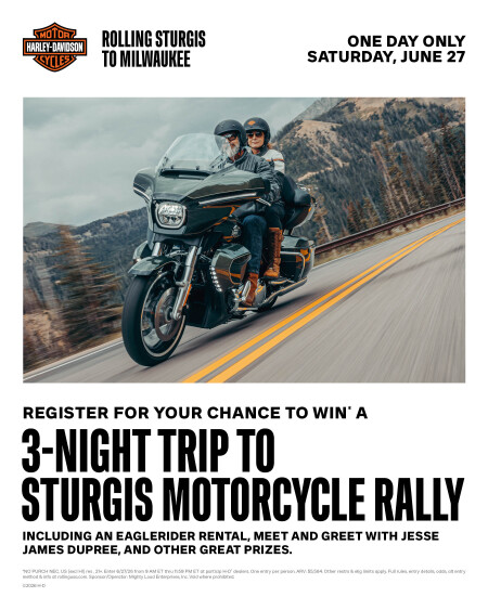 Rolling Sturgis to Milwaukee - ONE DAY EVENT