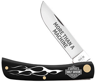 Case More than a machine with flames knife