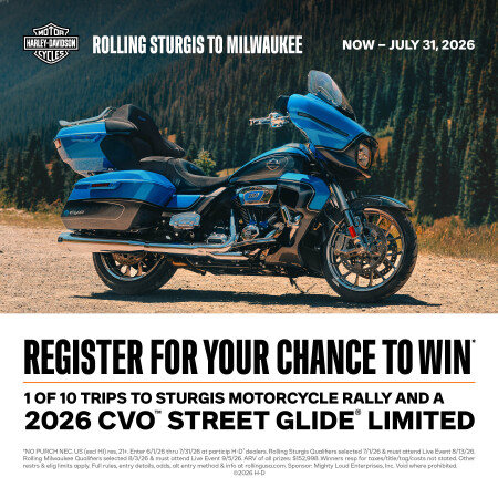 Rolling Sturgis to Milwaukee Sweepstakes