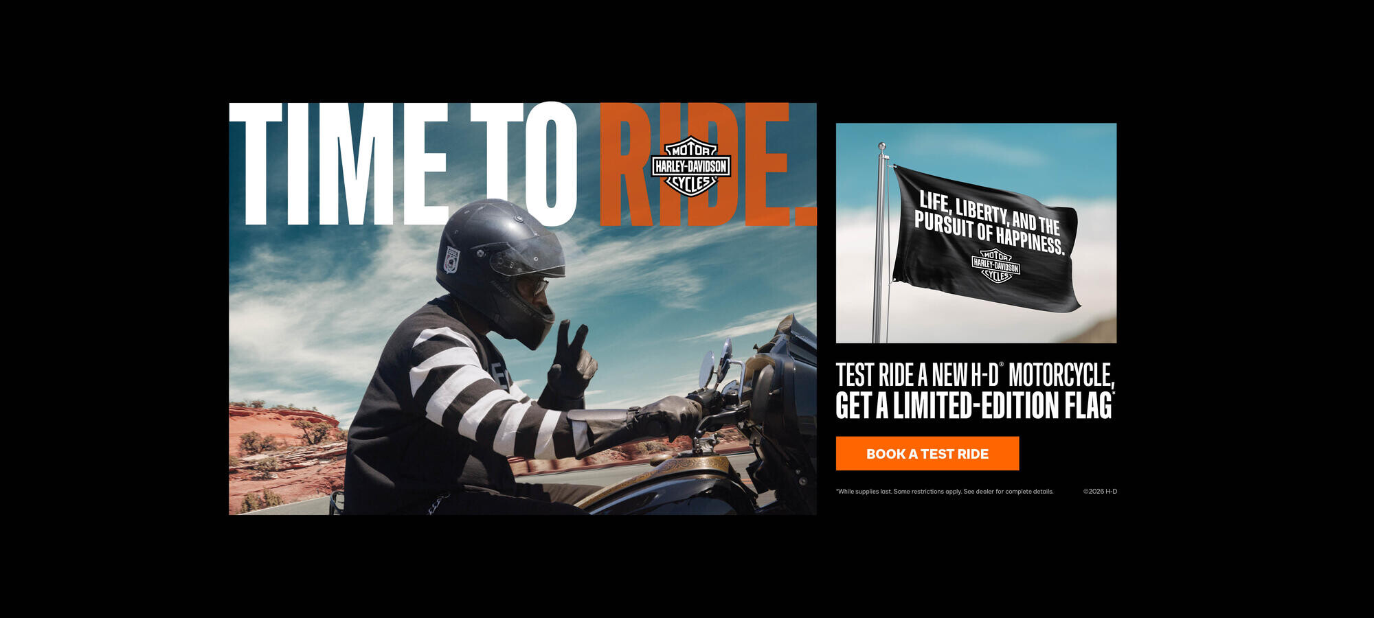 Test Ride Flag
