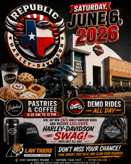 Ride with HOG, Food provided by Bakerland Cafe