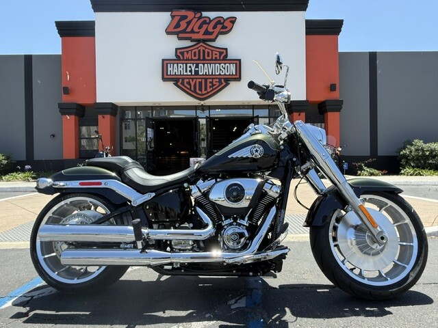 2026 Harley-Davidson® Fat Boy® Olive Steel Metallic / Vivid Black Chrome Trim