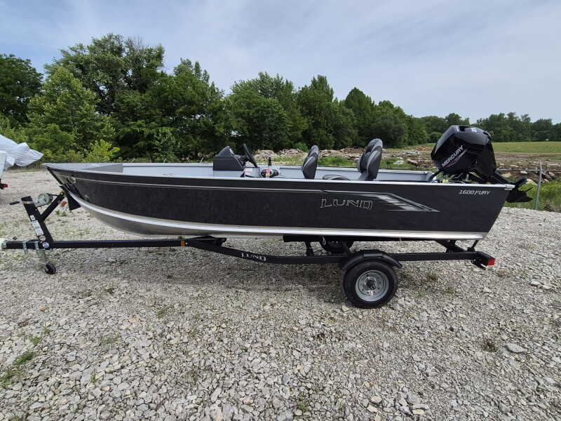 2026 Lund 1600 Fury SS ~ Mercury 25 ELPT 4S EFI + Trailer 