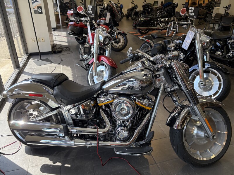 2025 Harley-Davidson® Fat Boy® Gray Ghost Reflection