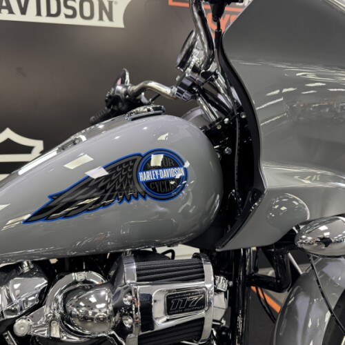 2026 Harley-Davidson® Low Rider® ST Dark Billiard Gray Chrome Trim thumb 1