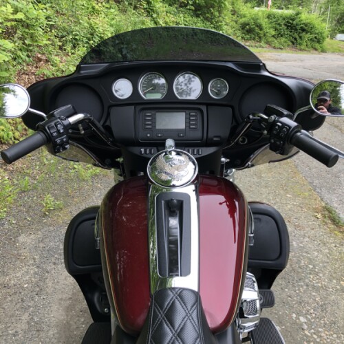 2015 Harley-Davidson® Electra Glide® Ultra Classic® Low Two-Tone Mysterious Red Sunglo/Blackened Cay thumb 0