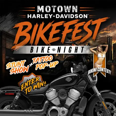 Motown BikeFest Bike Night, Bikini Contest, Stunt Show & Concert