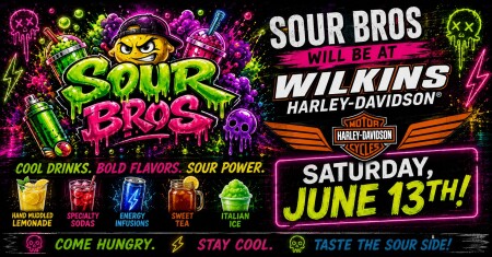 Sour Bros Crashes Wilkins Harley-Davidson