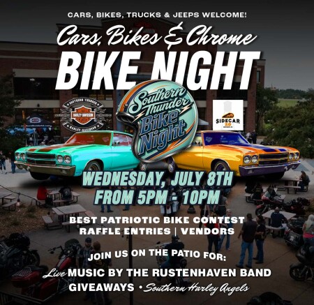 Cars, Bikes & Chrome Bike Night