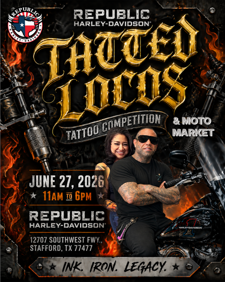 Tatted Locos Tattoo Competition at Republic Harley-Davidson – June 27, 2026