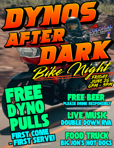 Dynos After Dark Bike Night