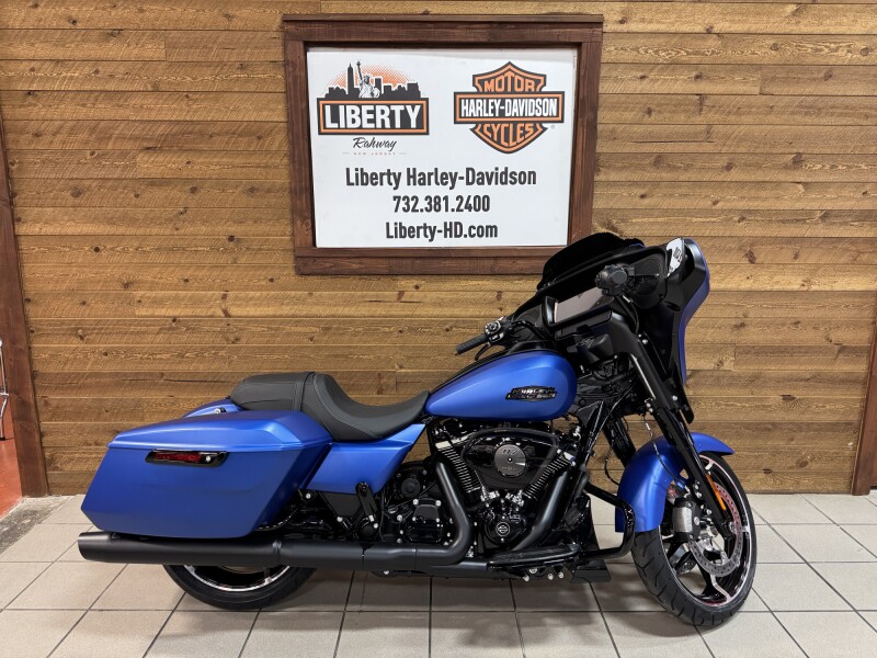 2026 Harley-Davidson® Street Glide® Aurora Blue Denim Black Trim FLHX
