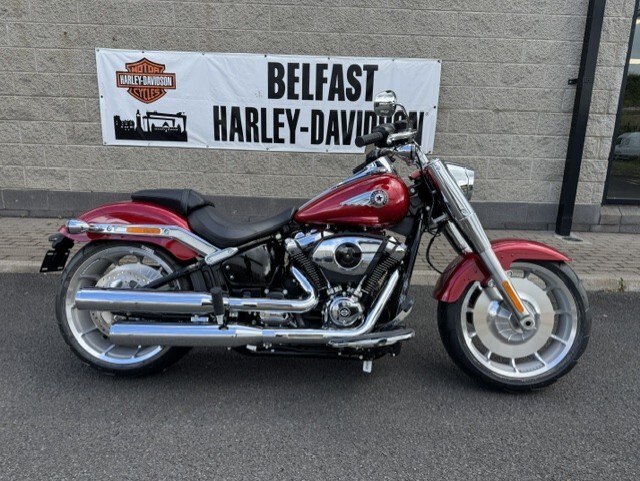 Brilliant Red Metallic Fat Boy