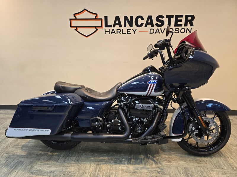 2020 Harley-Davidson® Road Glide® Special Billiard Blue/Stone Washed White FLTRXS