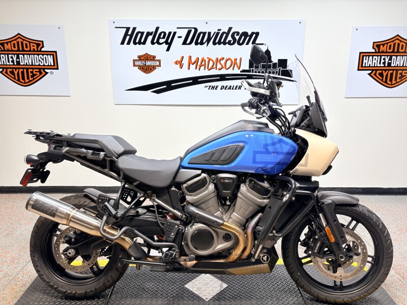 2022 RA1250S HD Pan America Special Fastback Blue/White Sand Pearl