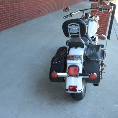 2008 Harley-Davidson® Heritage Softail® Classic Two-Tone White Gold Pearl/Pewter Pearl thumb 1