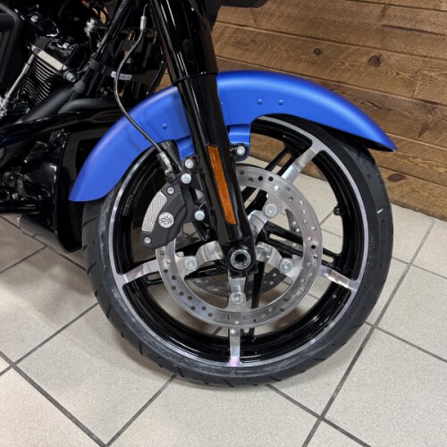2026 Harley-Davidson® Street Glide® Aurora Blue Denim Black Trim FLHX thumb 1