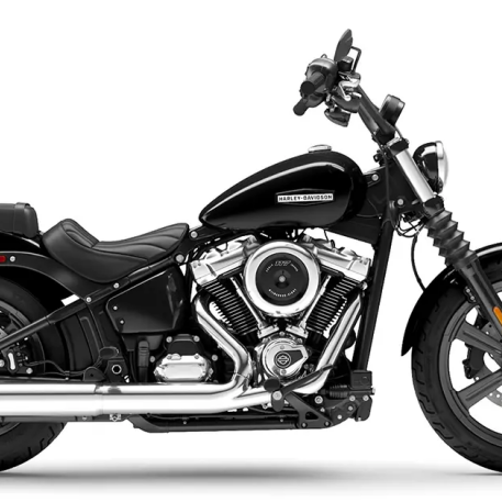 2026 Harley-Davidson® Street Bob® Vivid Black Chrome Cast Wheels thumb 1