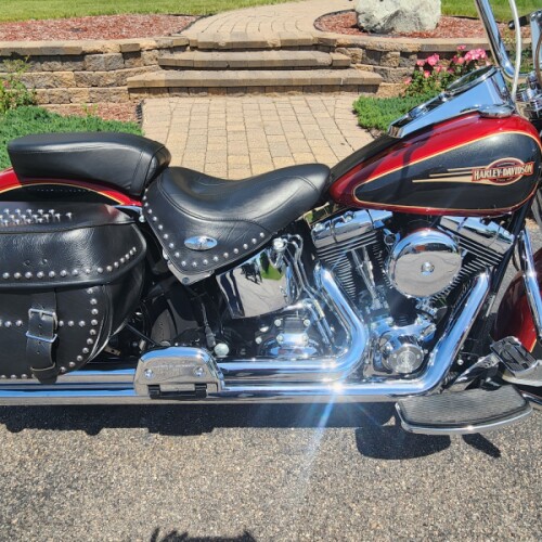 2007 Harley-Davidson® Heritage Softail® Classic RED/ BLACK PEARL thumb 1