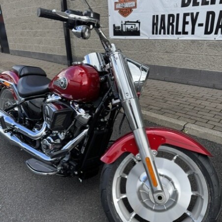 Brilliant Red Metallic Fat Boy thumb 2